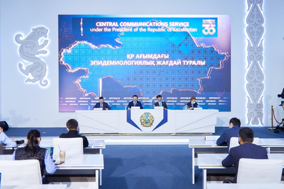 Ежедневный уровень заболеваемости КВИ за последний месяц Казахстане снизился более чем в 2 раза