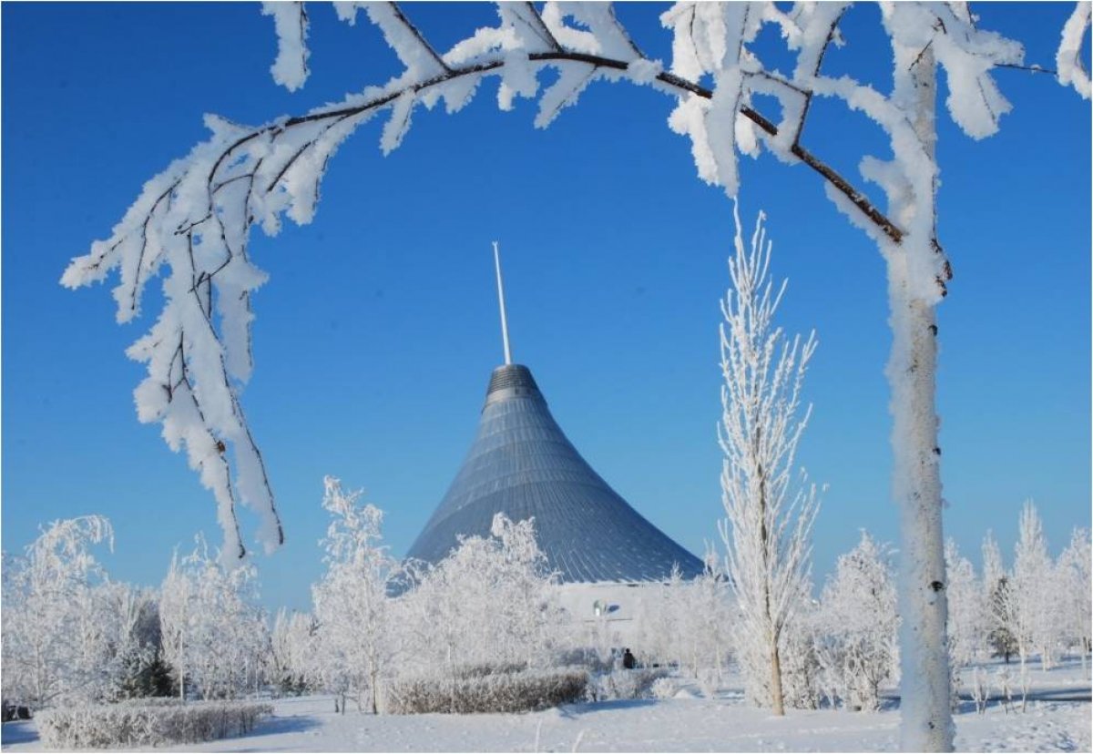 Фото зима в казахстане